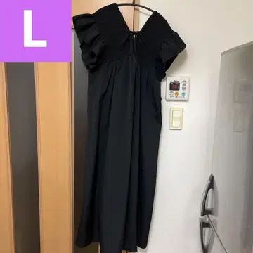 시마무라 2way 셔링 원피스 블랙 L 사이즈