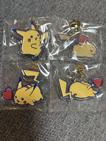 포켓몬 피카츄 다이너 아크링 키링 키링 4종 세트 DINER