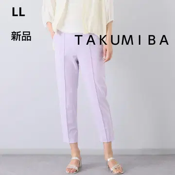 새상품 TAKUMIBA 접촉 냉감, 수분 흡수 속건성 이지 슬랙스 LL