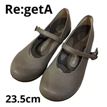 Re:getA 리게타 원 벨트 로우 힐 펌프스 M 23.5