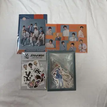 SnowMan 스티커 클리어 파일 묶음 판매