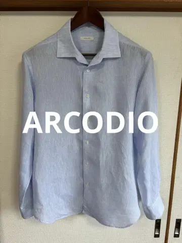 아르코디오 린넨 셔츠 색스 블루 사이즈 42 ARCODIO