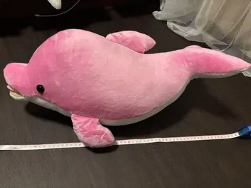 핑크 돌고래 봉제 인형 약 60cm
