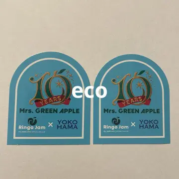 Mrs. GREEN APPLE 10주년 기념 스티커 미세스 요코하마