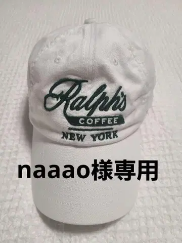 랄프스 커피 캡 화이트