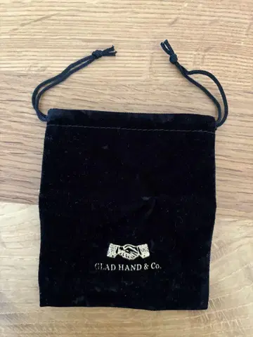 GLAD HAND & CO. 글래드핸드 액세서리 파우치 금 & 블랙