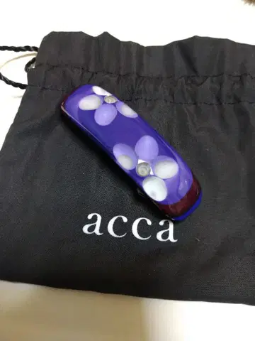 acca 보라색 사쿠라 헤어 머리핀