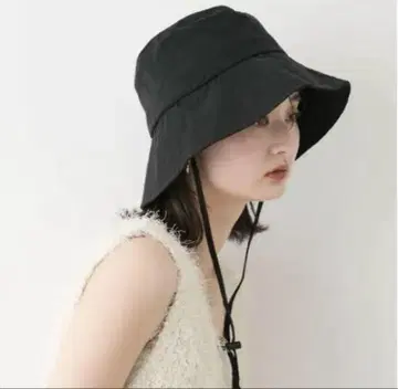 SENSE OF PLACE UV 다운 브림 햇 블랙