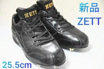 새상품 ZETT 스파이크 슈즈 블랙 25.5cm