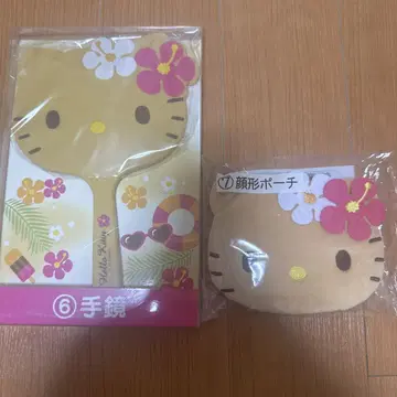 제일복권 헬로키티 손거울과 파우치 세트