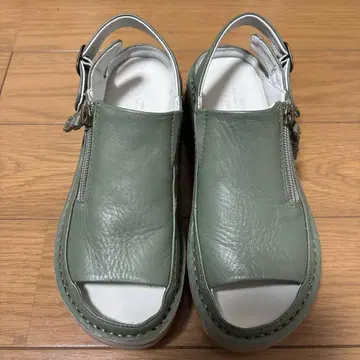 컨디션 최상! 세나 문 Fun! 천연 가죽 샌들 세나 문 사이즈 M