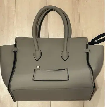 SAVE MY BAG 그레이 핸드백