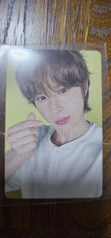 TWS POPUP 데님 셔츠 트레이딩 카드 경민
