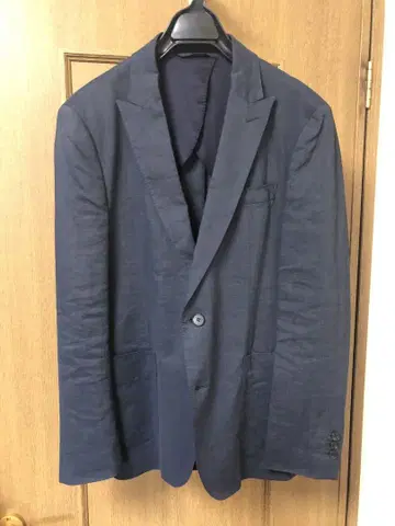 띠어리 린넨 혼방 테일러드 자켓