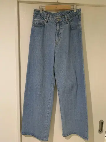 데님 팬츠 디가웰 Wide straight jeans