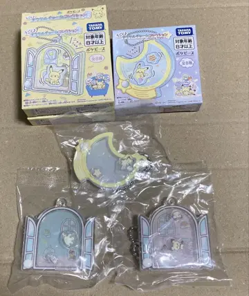 포켓 피스 아크릴 참 피츄&마호밀 세트
