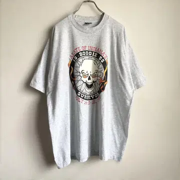 90s USA제 ABATE OF INDIANA 프린트 티셔츠 2XL