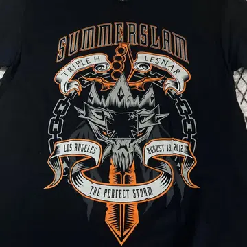 WWE Summerslam 2012 Triple H/Lesnar 티셔츠