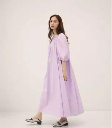 RANDEBOO 벌룬 원피스 퍼플 핑크