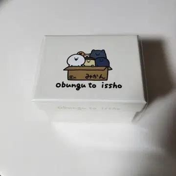 문구와 함께 뱅글 워치 귤 상자