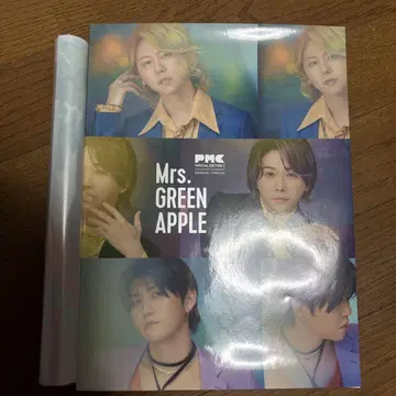 Mrs. GREEN APPLE 사진집 antenna 클리어 포스터