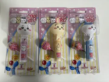 츄파차프스 팝업! 치이카와 (먼작귀) 하치와레 토끼 3개 세트