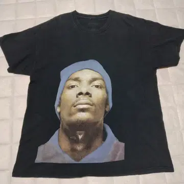 스눕 독 페이스 티셔츠 블랙 XL