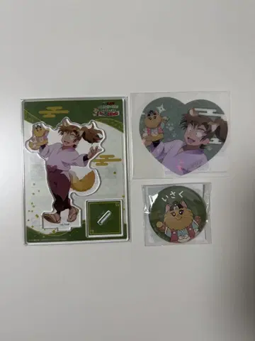 닌자 타마 난자 타운 젠포지 이사쿠 아크릴 스탠드 캔뱃지 카드