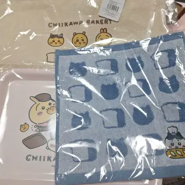 치이카와 베이커리 트레이 토트 손수건