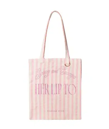 Herlipto 아이스크림 스트라이프 토트백 아이스크림
