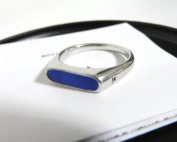 새상품 TOM WOOD Mario Ring Lapis 56 실버 블루