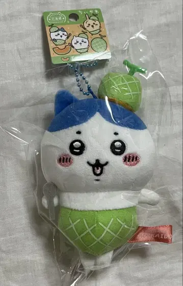 치이카와 (먼작귀) 지역 특산품 키링 하치와레 멜론 봉제 인형
