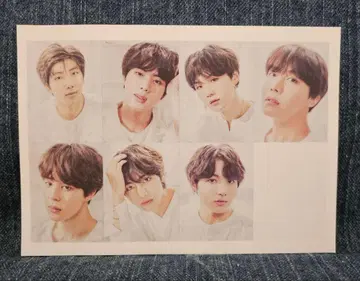 재고 2개. BTS 올 메모장 20매 한국제 제작자
