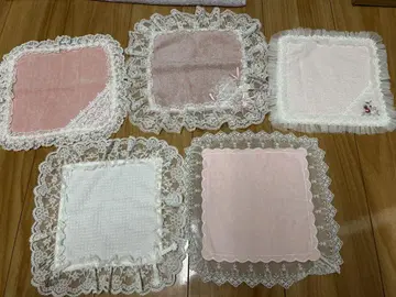 5장 세트 레이스 손수건