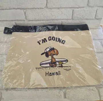 스누피 서핑 샵 파우치 Hawaii