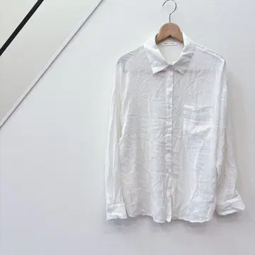 베이리 페스카/긴팔/시어 셔츠/시스루/티셔츠/드롭 숄더/