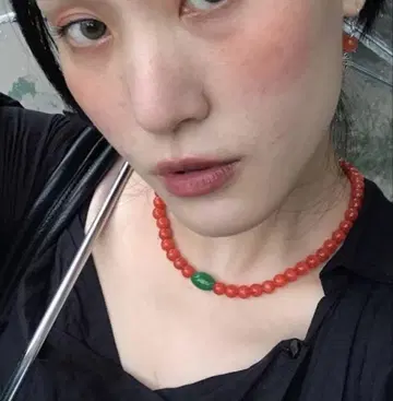 Momentel jewelry 목걸이 비즈