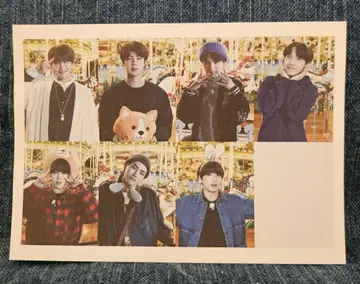 재고 2개. BTS 올 메모장 20매 한국제 제작자