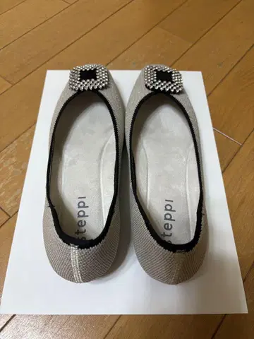 steppi 비쥬 데코레이션 발레 슈즈 LL24.5cm