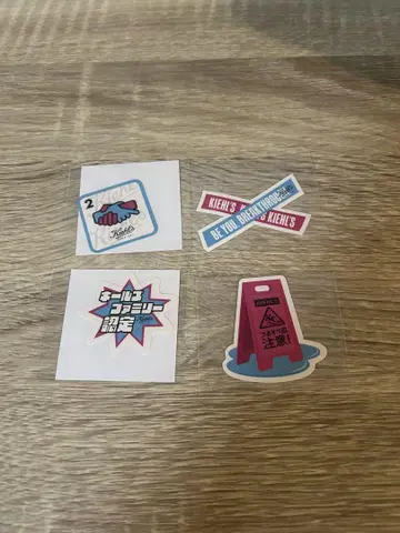 timelesz & Kiehl's 스티커 세트 4장