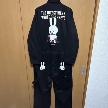 미사용 새상품 택 포함 CUNE 츠나기 블랙 3 백 프린트 토끼