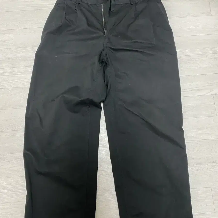 パンツ ANOTHER OFFICE Santiago Garment Pants MUSINSA | ANOTHER OFFICE [SS] Santiago Slacks Standard (Black)