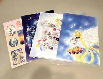 세일러문 클리어 파일 & 스티커 세트 뮤지컬/전시 굿즈