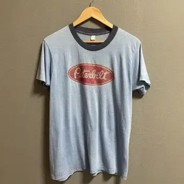 80년대~90년대 Peterbilt 링거 티셔츠 피치 티셔츠