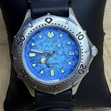 손목시계 SEIKO 세이코 SQUBA 스쿠버 7N35 파랑 다이얼 면
