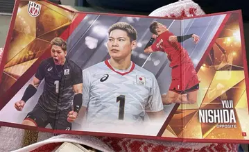 배구 남자 일본 대표 2025 미니 병풍 컬렉션 니시다 유시