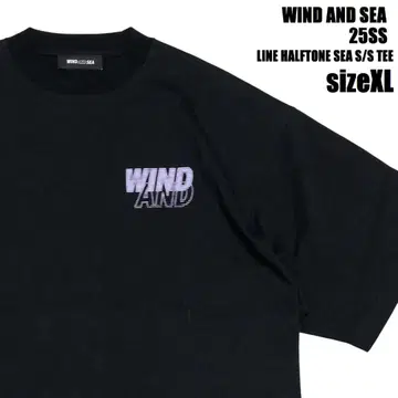 WINDANDSEA 티셔츠 25ss XL 미사용 새상품 블랙 윈드앤씨