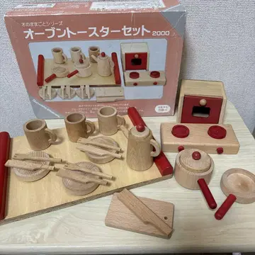 니치간 나무 소꿉놀이 오븐 토스터 세트 나무 완구