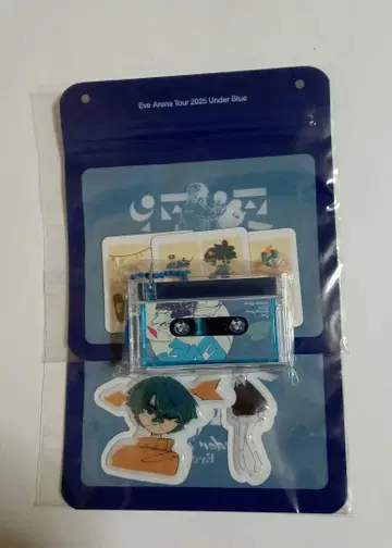 Eve 복권 뮤직 키링 블루