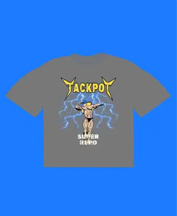 JACKPOTMARKET 빈티지 2XL 티셔츠